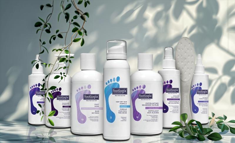 Manicure and pedicure with foot logics or paraffin
